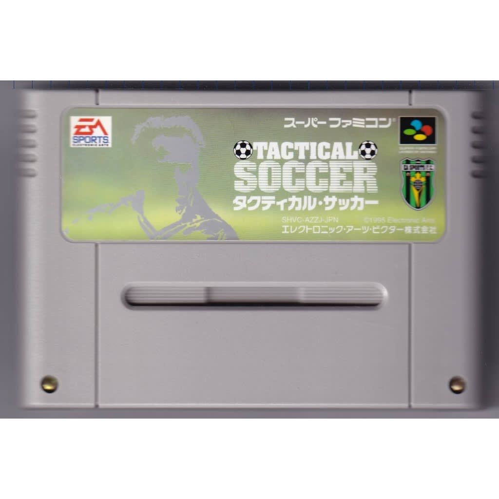 Used Tactical Soccer SFC SNES Super Famicom Tested Working Nintendo Sports Electronic Arts Victor NTSC-J Super Nintendo Cartridge