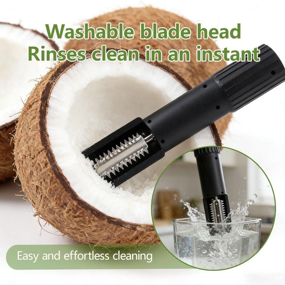 Wireless Electric Fish Scale Remover Anti-Splash Rotating Waterproof Fish Scaling Tool Stainless Steel Fish Scale Scraper