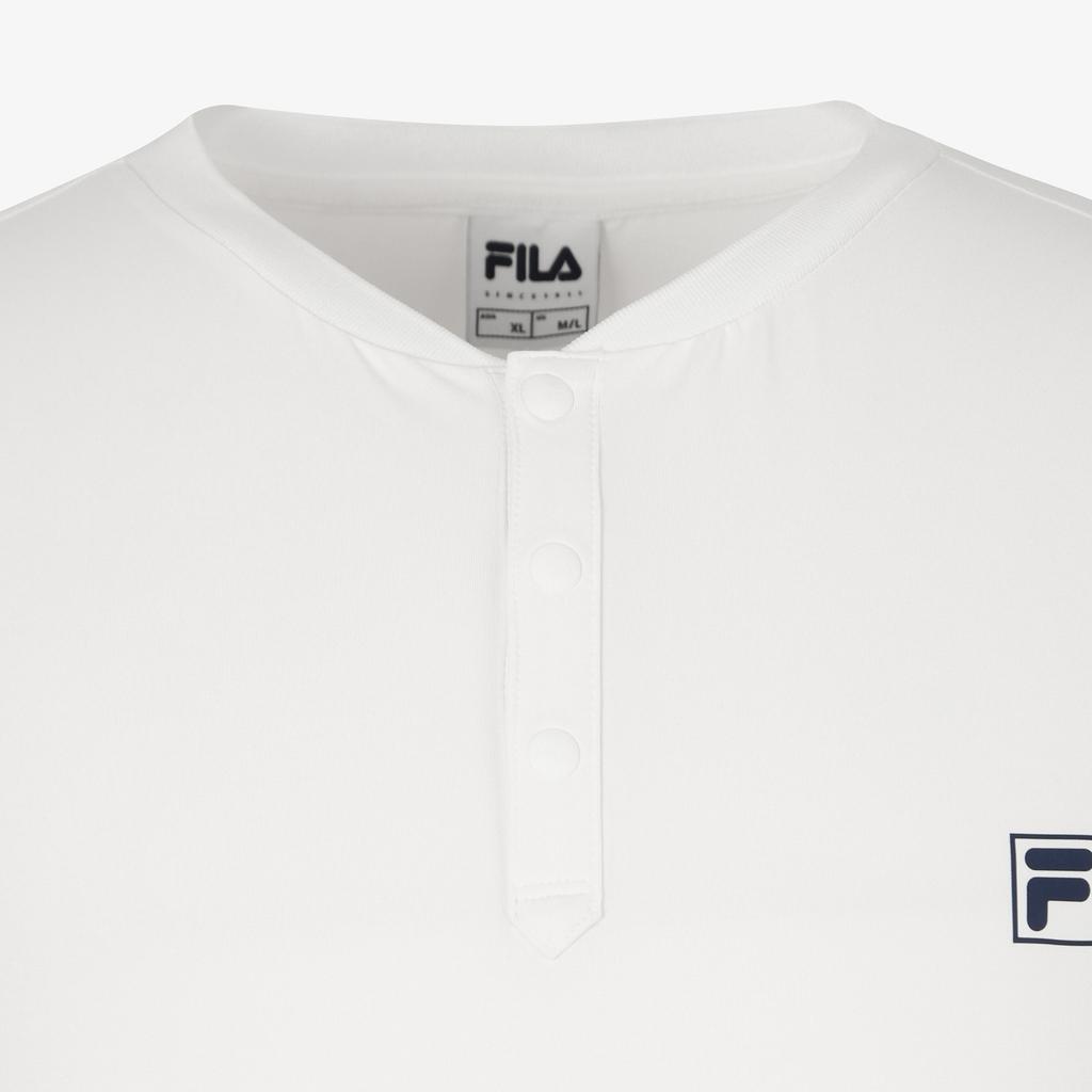 Hwilla Uv Henley Neck Jacquard Short Sleeve Tee (Fs262Rs11M004191)