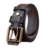 Solid Copper Buckle Men'S First-Layer Cowhide Belt Casual Simple Pin Buckle Leather Belt Business Middle-Aged And Young Men'S Belt
