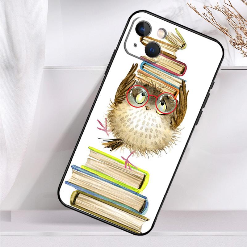 Cute Owl Cartoon Shockproof Case For iPhone 17 16 Pro Max 11 14 15 Plus 12 13 Mini 16e 17 Air Phone Cover