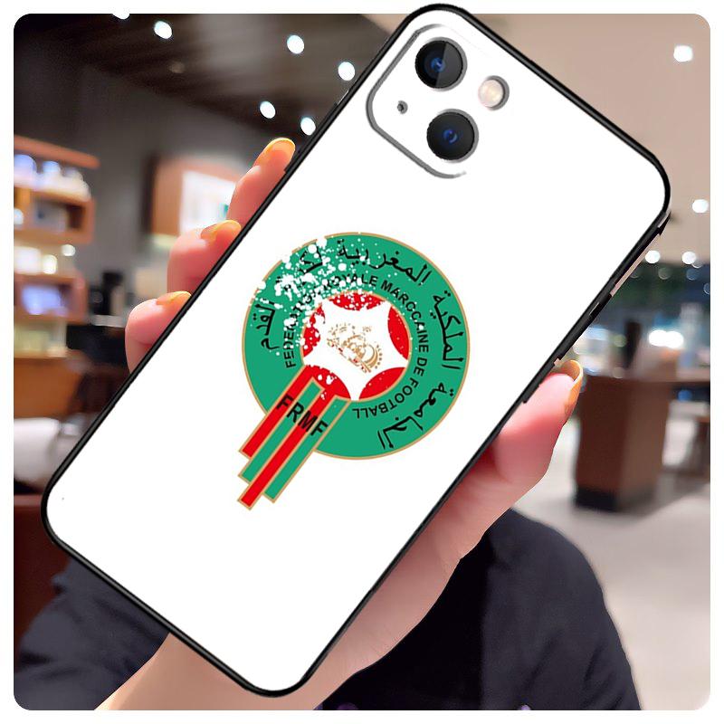 Morocco Flag Coat Of Arms Case For iPhone 16 Pro Max 14 13 12 11 15 17 Pro Max mini 15 16 Plus 16e 17 Air Phone Cover