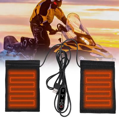 12V USB vyhřívané rukojeti na motorku 3 rychlosti Elektrický vyhřívaný kryt rukojeti Protiskluzový elektrický vyhřívaný kryt rukojeti pro jízdu venku