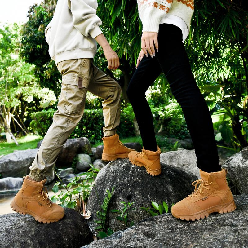 TUINANLE Hochwertige Wanderschuhe Wüste Herren Outdoor Wanderschuhe Leichtgewichtige Herren Damen High Top Sneaker Große Größe