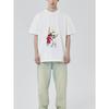 Crew Neck T Shirt Black Lighter and Joint Cartoon Print Casual Wear for Men and Women Streetwear Fashion Summer Outfit