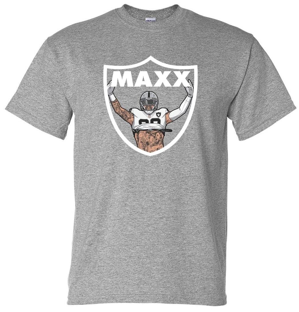 Maxx Crosby Logo Raiders Shirt T-Shirt Adult XL XL