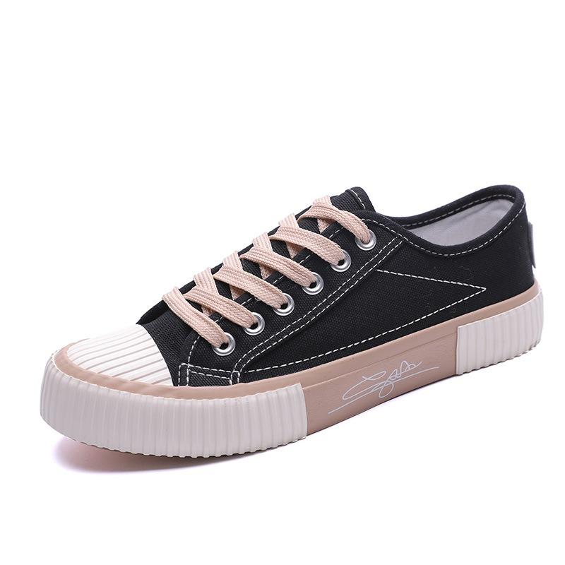 Spring new biscuit shoes canvas shoes women's low-top trendy shoes women's shoes student shoes