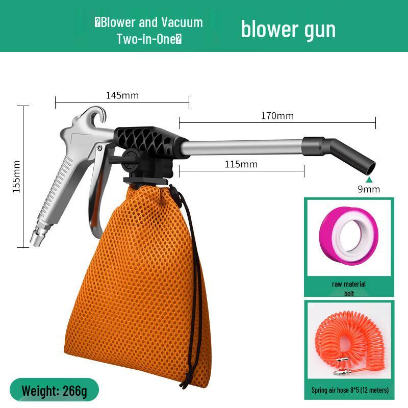 Pneumatic Blow-Suction Dust Gun Kit