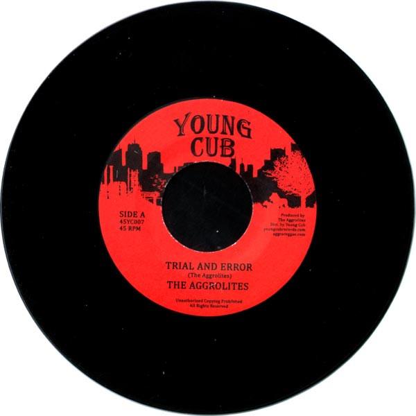

7-дюймовая пластинка AGGROLITES Trial Error Enemy Dub 45YC007 Young Cub 2010 US Reggae Ska Dub Б/у
