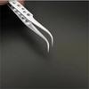 Electronic Anti-static Bending Industrial Tweezers, Straight-pointed Precision Stainless Steel Pliers, DIY Hand Tools