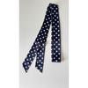 Millennium Spice Girl Style Thin Long Silk Scarf Neck Ribbon Retro Leopard Print Silk Scarf Long High-End Ribbon Headband