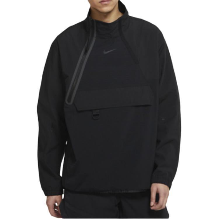 Nike Jackets Men's Black Turtleneck Moderate Other DC6988-010