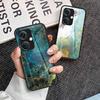 Marbling Tempered Glass Phone Case For Oneplus Nord CE 5 2 3 4 Lite Apple iPhone 16 15 17 8 Plus 12 14 13 Pro Max Google Pixel 6 9 6A 7A 8A 9A Cover