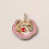 Ins Style Glass Box Pendant Necklace For Women Diy Heart & Zircon Flower Sun Diamond Charms Collarbone Chain