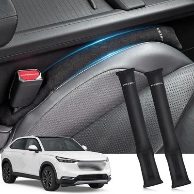HUDIY Car Gap Cushion New Vezel Car Seat Side Gap Filler VEZEL RV3 RV4 RV5 RV6 RV Series 2021 Suede Seat Console Side Cushion Integrated Molding Car