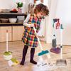 Pretend Play Cleaning Set and Sanitation Simulation Broom Vacuum Cleaner Tool Toy for Boys Girls Children's Cleaning Tool Toys