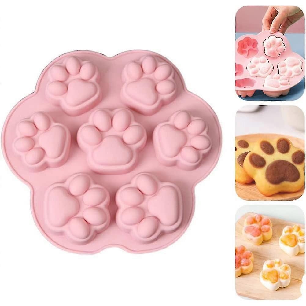 Katzenkralle Silikon Backform Süßigkeitenform Zur Herstellung von Schokoladensüßigkeiten (Rosa) - DD01