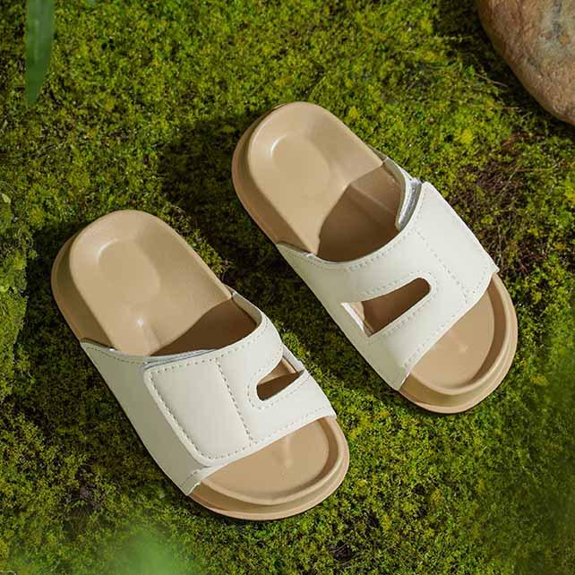 Non-Slip Kids' Birkenstock Sandals: Boys' Retro Flip-Flops & Girls' Velcro Sandals for Summer Outdoors