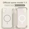 For Magsafe Frameless Phone Case For Oneplus ACE6 6T 15R Matte Thin Magnetic Hard PC Wireless Charging Cover For 1+ ACE6 T 15R