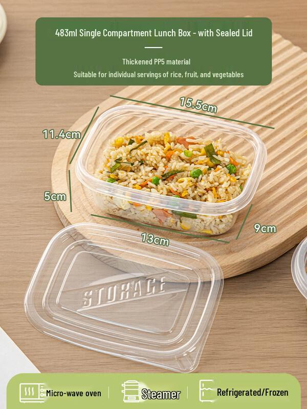 Пластиковый ланч-бокс ZISIZ для микроволновой печи, пищевой