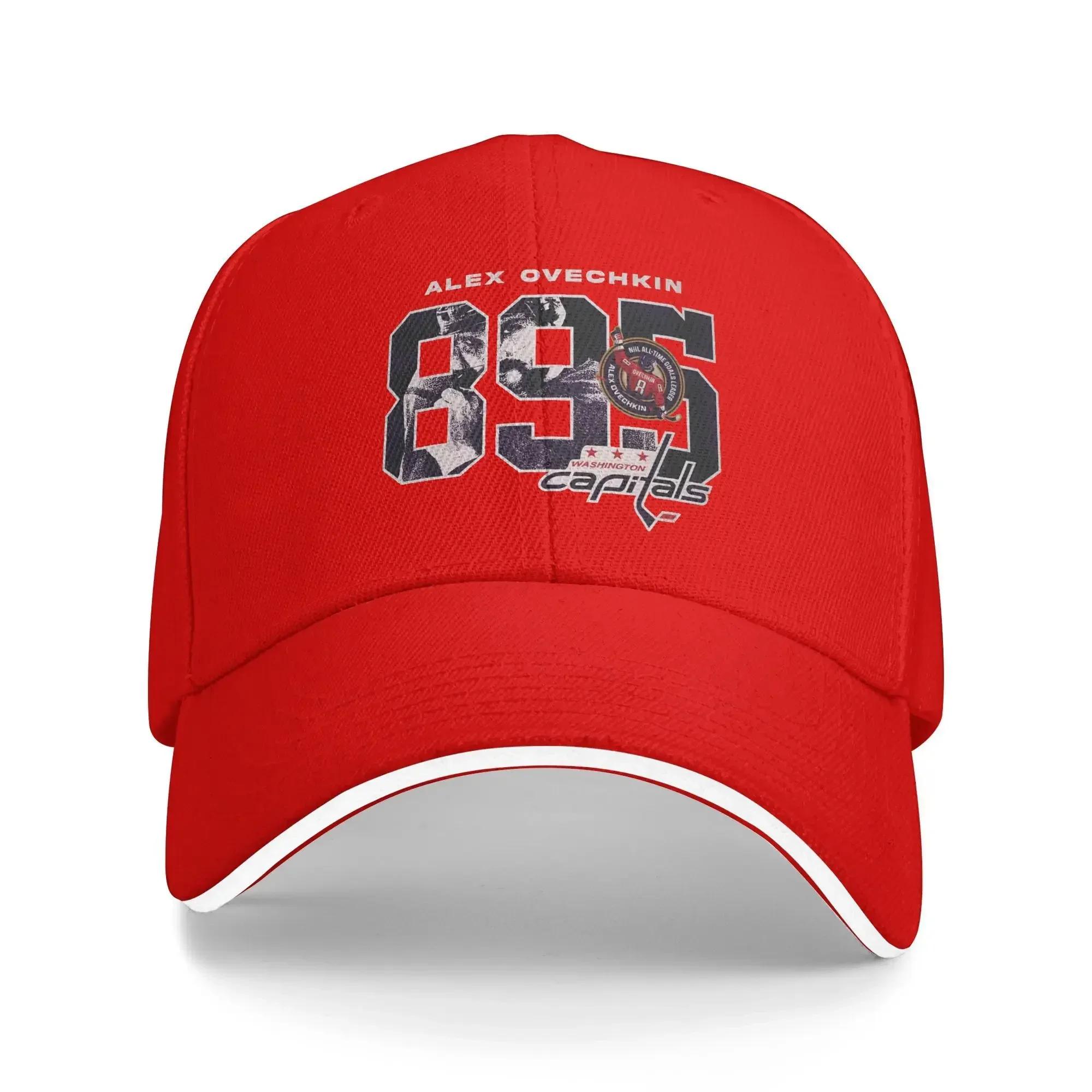 Unisex Women Alex Ovechkin Winger Player Hats Cool Baseball Cap Dad Hat Golf Headewear Adjustable One Size
