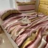 Half fluffy blanket, office nap shawl blanket, warm nap cover blanket, convenient to carry and keep warm