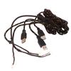 Nylon Usb Mouse Cable Line Replacement Wire Orange, White For Steelseries Kana Special Mouse Lines Best Replacement
