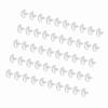 50pcs Color Display Gel Color Showing Ring Transparent Nail Art Display Tool  Manicure Store