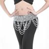 Women’s Metallic Belly Dancing Waist Hip Chain Rhinestone Tassel