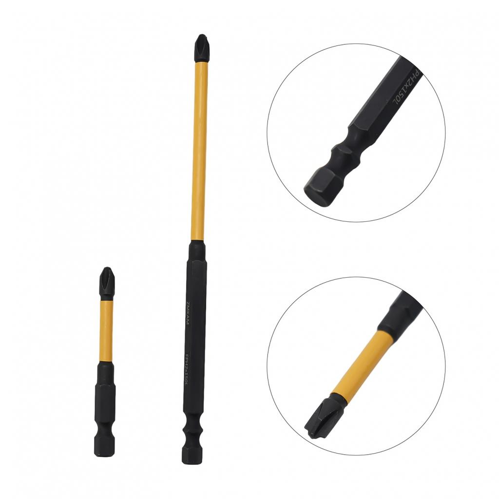 Schraubendreherbit deutlich gekennzeichnet für elektrische Bohrmaschinen