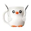 Ice Cream Cup Holder Penguin Shape Soda Beer Bottle 16 Oz Capacity Dessert Party Accessory Kitchenware