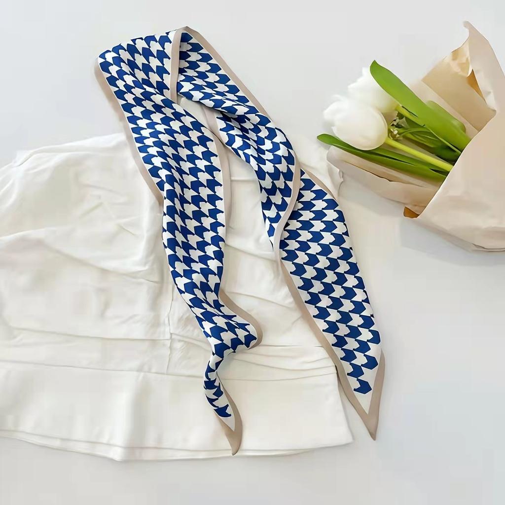4ks Šátek Dámský Látkový Gumičky do vlasů Ozdoba hlavy Doplňky Dámské Šátky Stuhy Kravaty na krk na rukojeť tašky