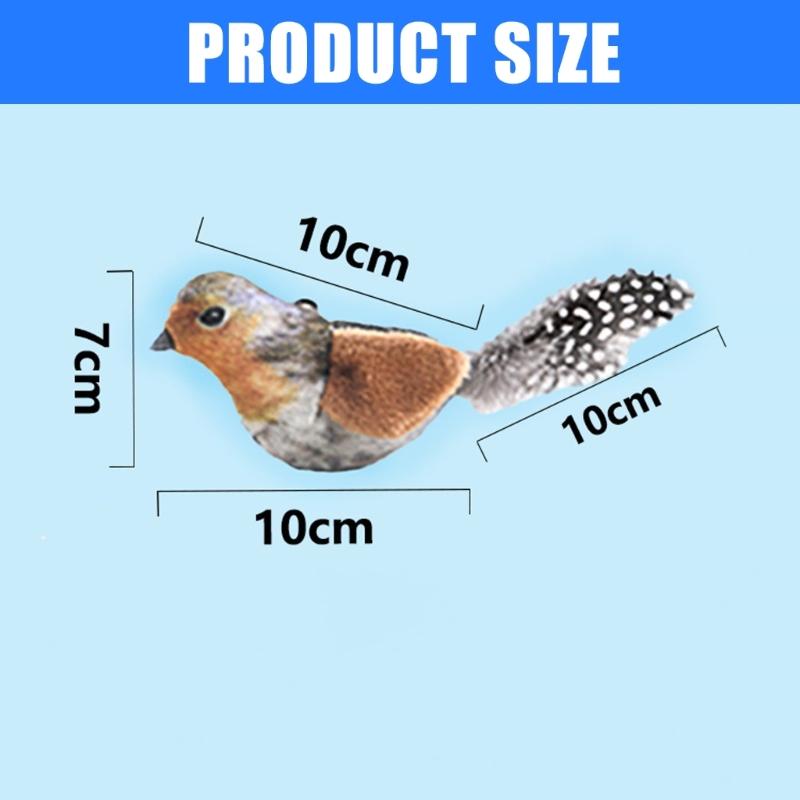 Katzen Spatz Teaser Interaktives Kätzchenspielzeug Bewegung Unterhaltung Bewegungsspiel Katzen Interaktives Spiel Zwitschern