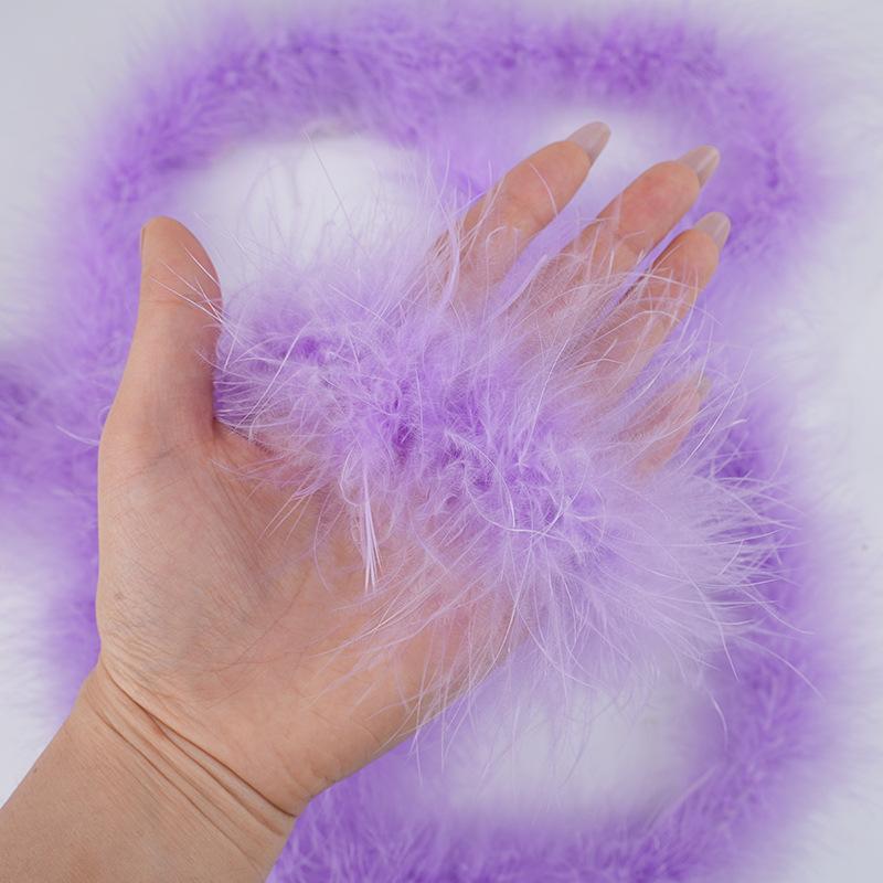 About 2 Meters Long-Haired Turkey Feather Clothing Pet Supplies Car Ornaments Flower Lights Christmas Supplies Diy Decoration