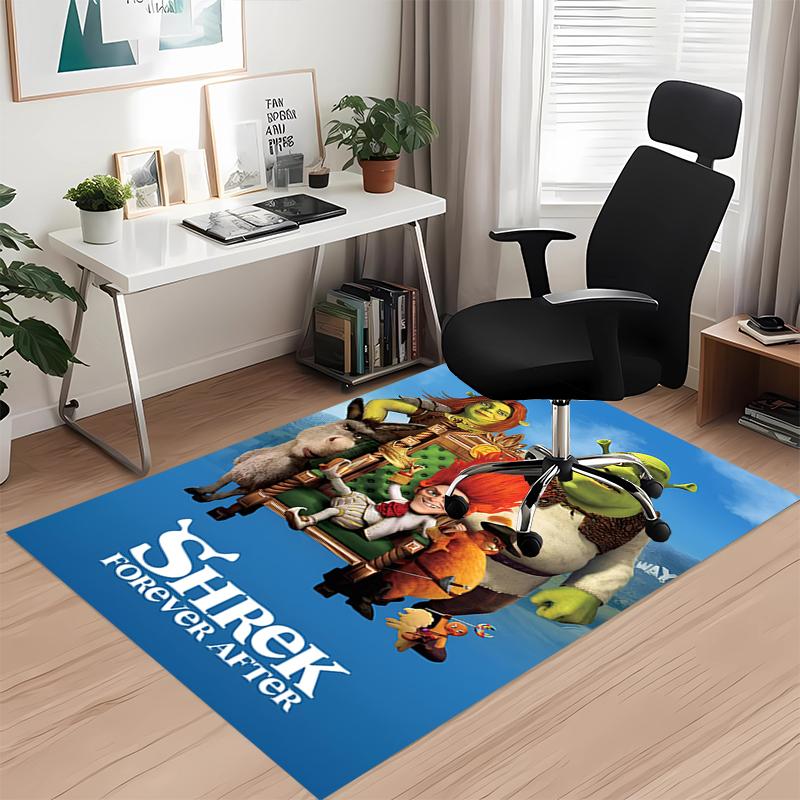 Shrek Bedruckter Teppich für Bürostuhl Wohnzimmer Schlafzimmer Küchenraum Dekoration Geschenke