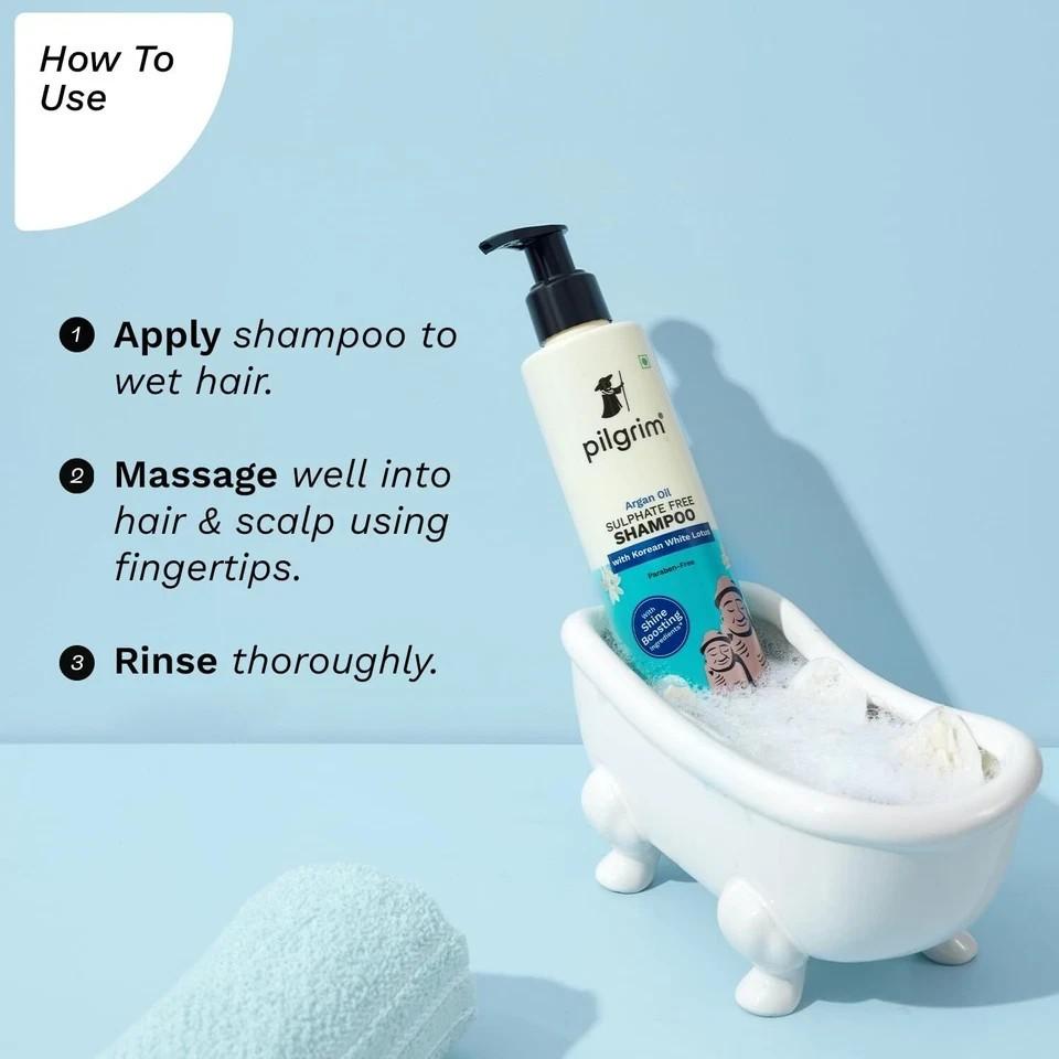 Pilgrim Mild Sulphate Free Shampo For Nourishes Hair 200ml