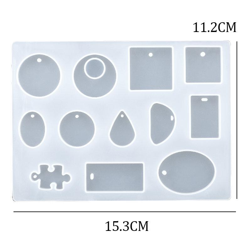 30 Stile Silikon Ohrring Anhänger Silikon Harz Formen Schmuckherstellung Gießform für DIY UV Harz Epoxid Anhänger Basteln Handgemacht