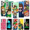 Anime Cartoon Eddsworld Phone Case For Samsung Galaxy S26 Ultra S23 S24 S25 Edge S20 FE S21 S22 Plus Soft Print Shell Cover Fund