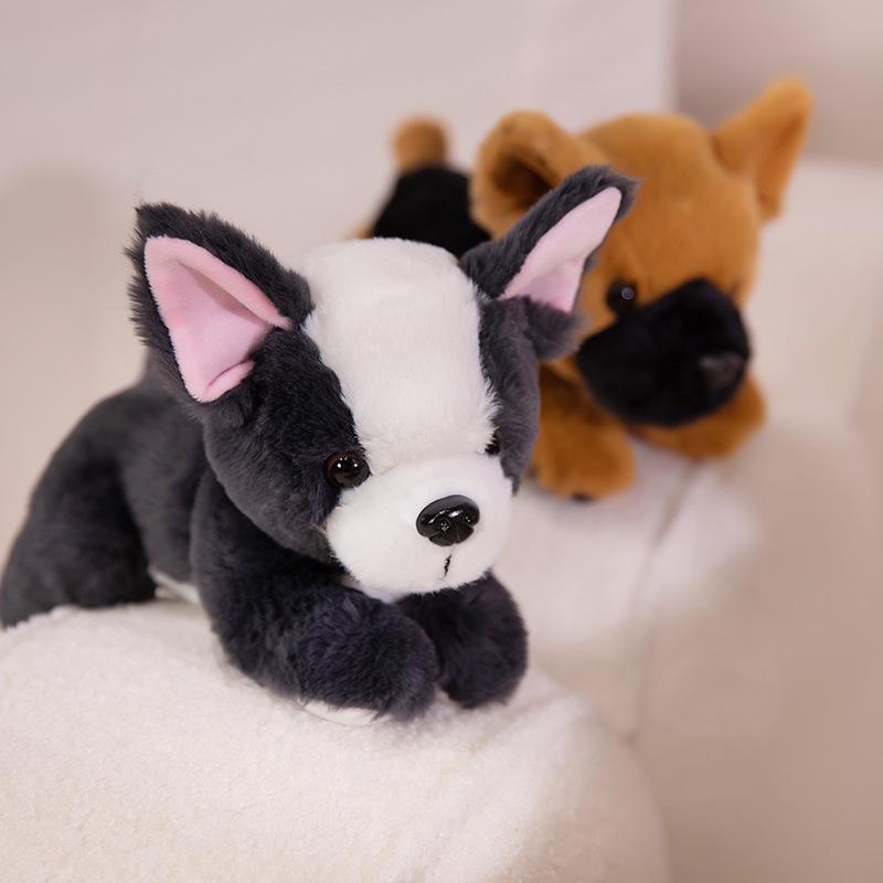 Niedliche Simulation Corgi Husky Puppe Plüschtier Welpe Hund Bulldogge Puppe Kinder Stoffpuppe