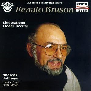 

CD RENATO BRUSON - Lieder Recital 10295 Non Japan ObiClassical Used