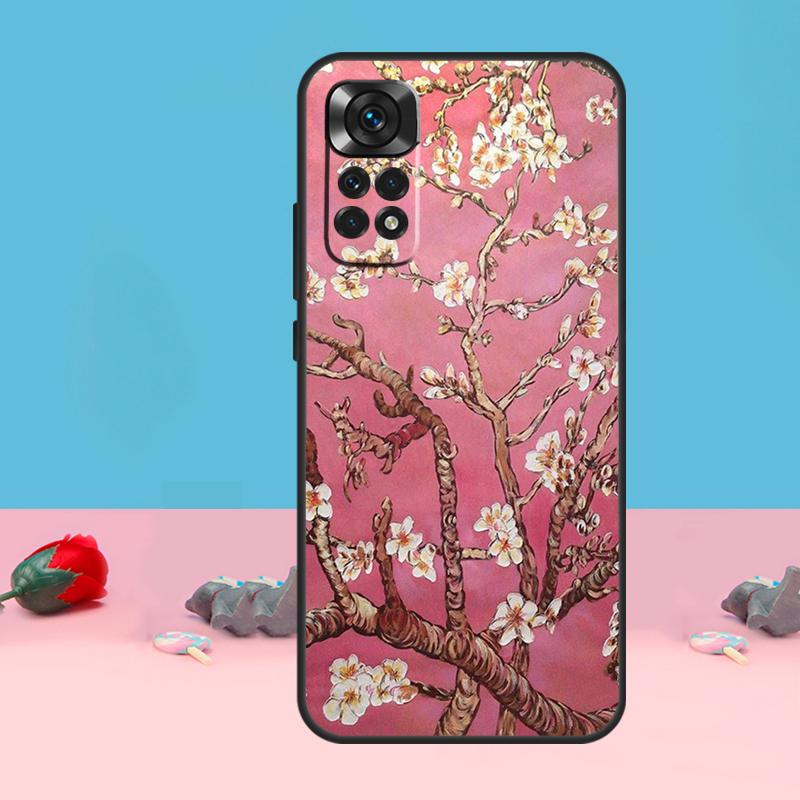 Blossoming Almond Tree Cover For Xiaomi Redmi Note 11 9 10 12 13 14 15 Pro Plus Case For Redmi 14C 10C 12C 13C 15 C