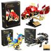 Mechanical Parrot Goldfish Jagged Crocodile Series Building Blocks Technology Kit Animal Toys Creative Gifts for Home Office Art
