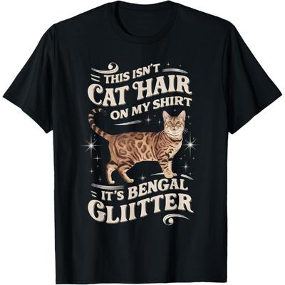 Esto No Es Pelo de Gato en Mi Camiseta Camiseta Bengalí