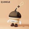 Cute Veggie Mini Coin Purse & Earphone Holder with Dazed Expression - Silicone Pendant for Kids
