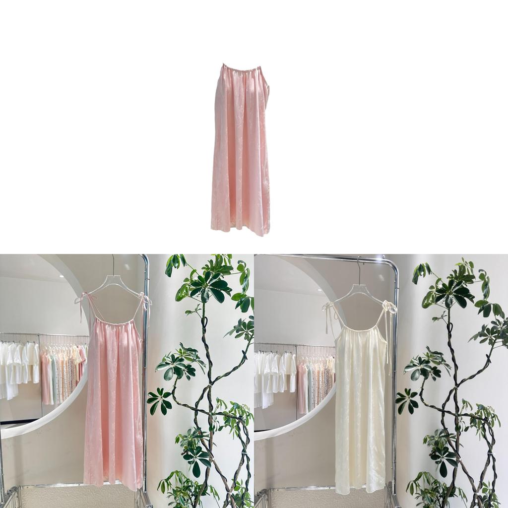 Ice Silk Camisole Sleep Dress For Women With Breathable Fabric Summer Lounge Wear