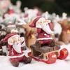 Creative Zakka Christmas Handmade Cute Resin Animal Ornaments for Home, Car, or Desk Decoration