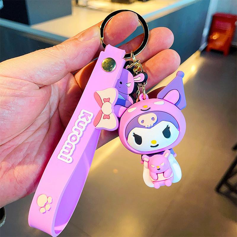 Adorable Cartoon Strawberry Bear Keychain Creative Gift Bag Charm For All Occasions