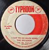 7inch Record INVADERS TYPHOON ALL STARS  I Got To Go Back Home  Aim In View NONE Typhoon Jamaica Reggae Ska  Dub Used