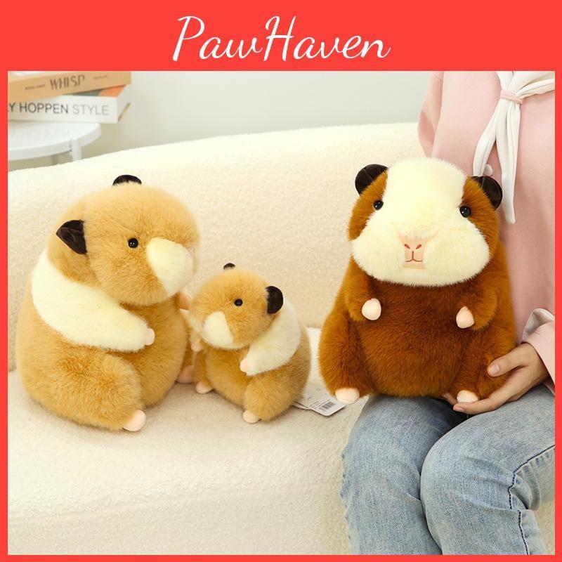 Guinea Pig Plush Toy Sitting Cavy Doll Stuffed Animal Cartoon Home Decor Gift