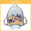 Glitter With Mermaid Small Tail Childrens Backpack Adjustable Shoulder Straps